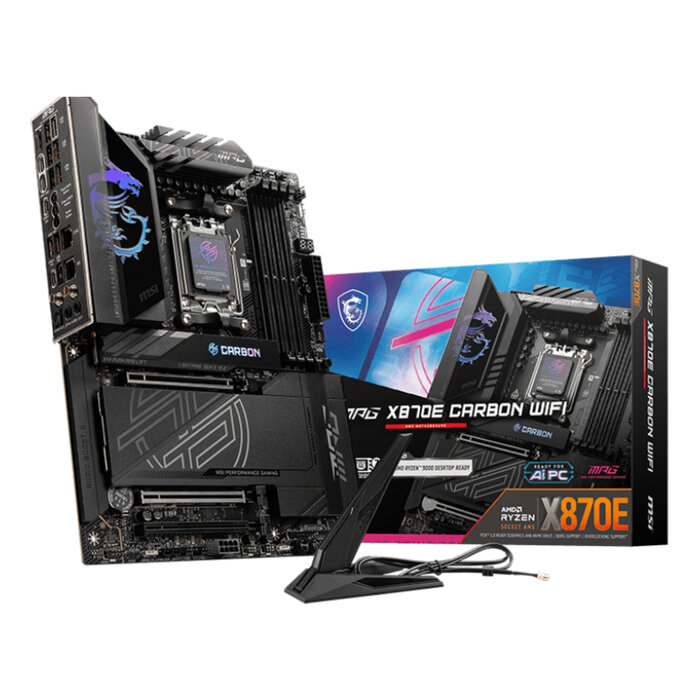 MSI MSI MPG X870E CARBON WIFI moederbord AMD X870E Socket AM5 ATX