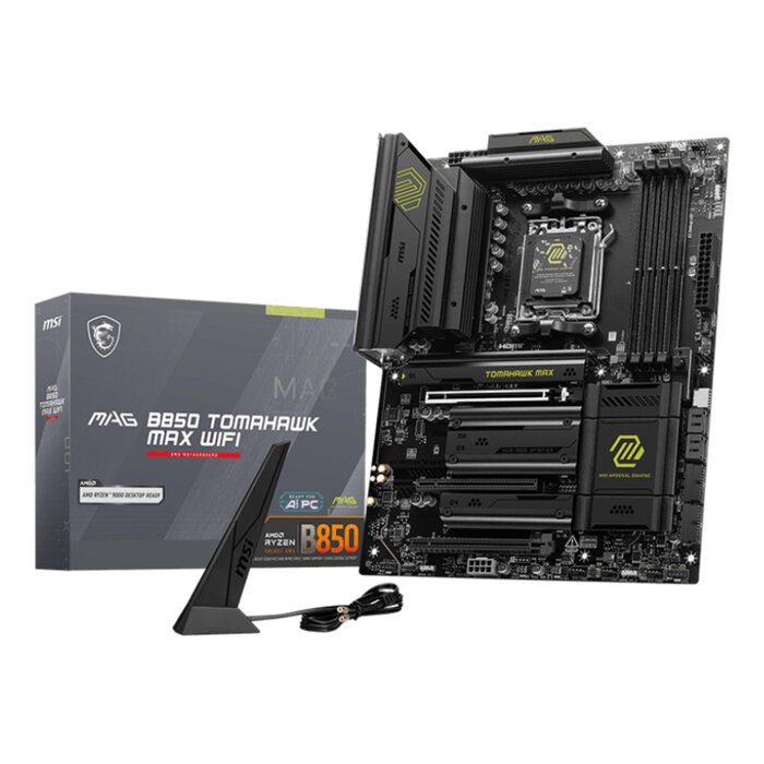 MSI MSI MAG B850 TOMAHAWK MAX WIFI moederbord AMD B850 Socket AM5 ATX