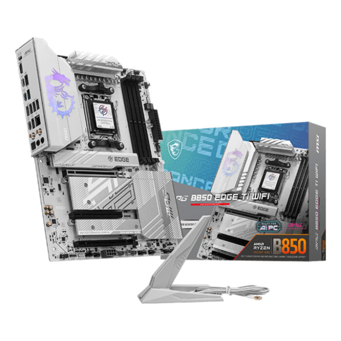 MSI MSI MPG B850 EDGE TI WIFI moederbord AMD B850 Socket AM5 ATX
