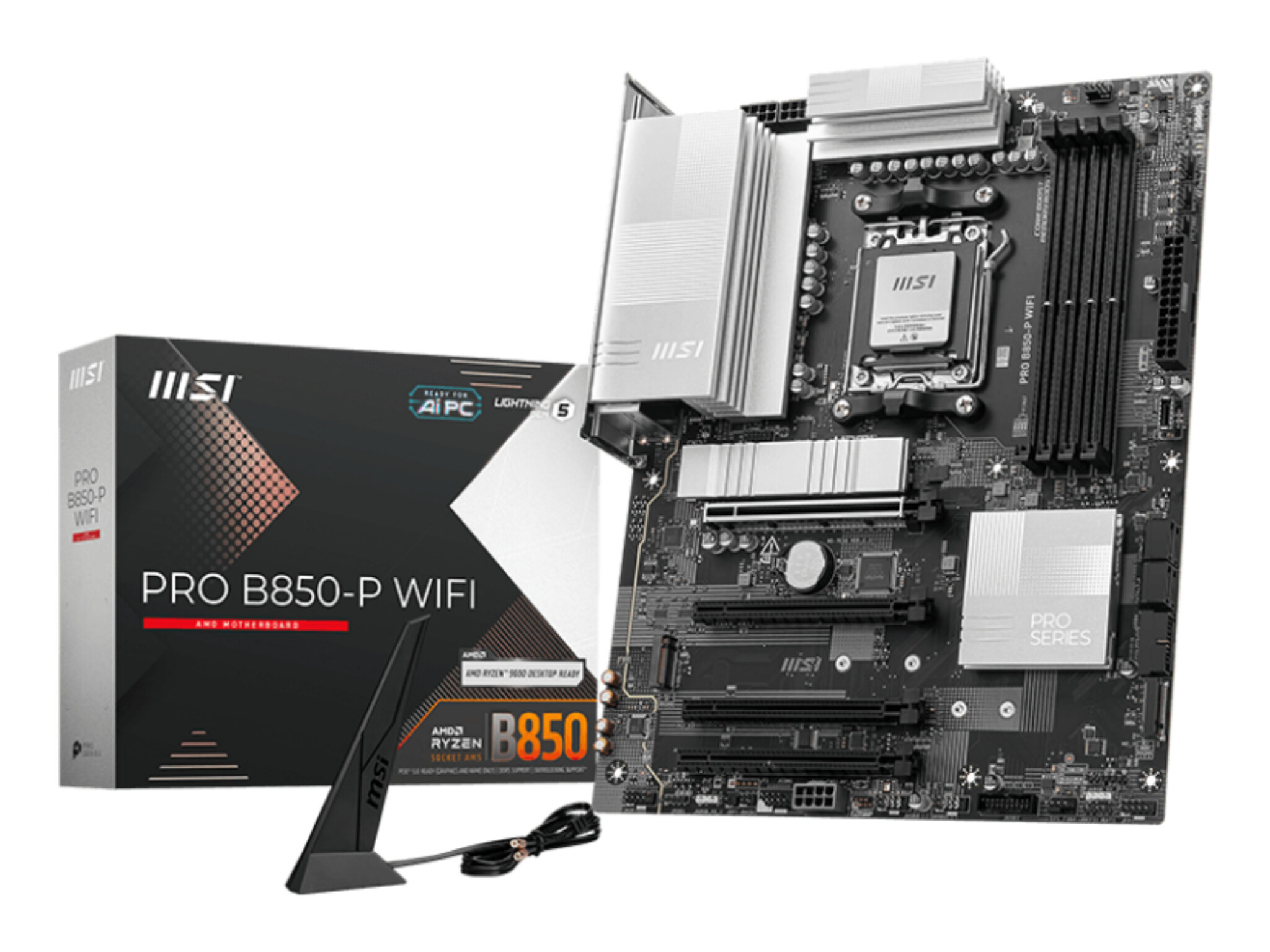 MSI MSI PRO B850-P WIFI moederbord AMD B850 Socket AM5 ATX
