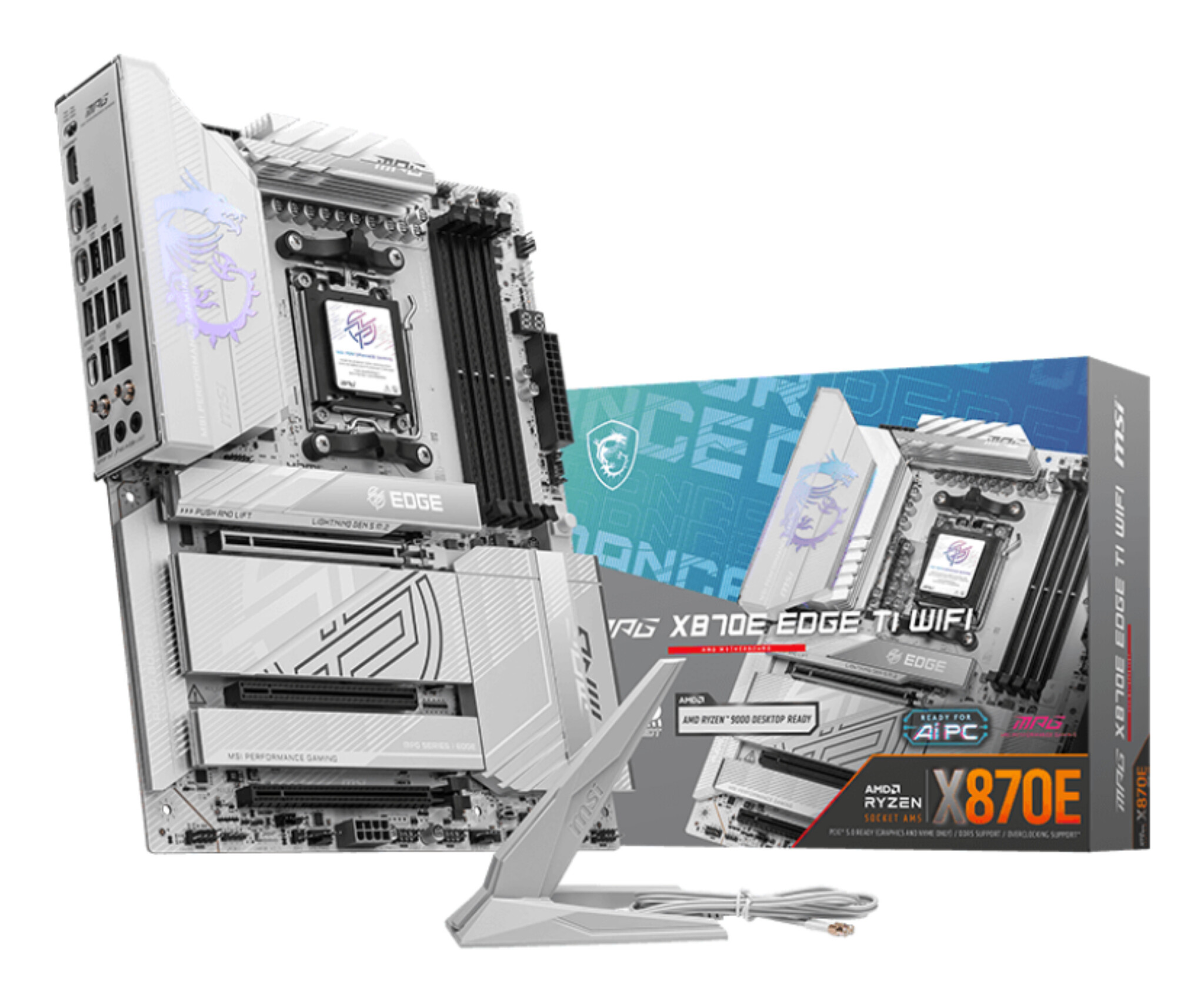 MSI MSI MPG X870E EDGE TI WIFI moederbord AMD X870E Socket AM5 ATX
