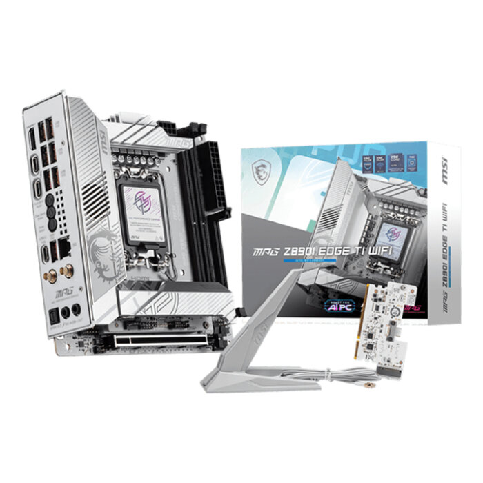 MSI MSI MPG Z890I EDGE TI WIFI moederbord Intel Z890 LGA 1851 (Socket V1) mini ITX