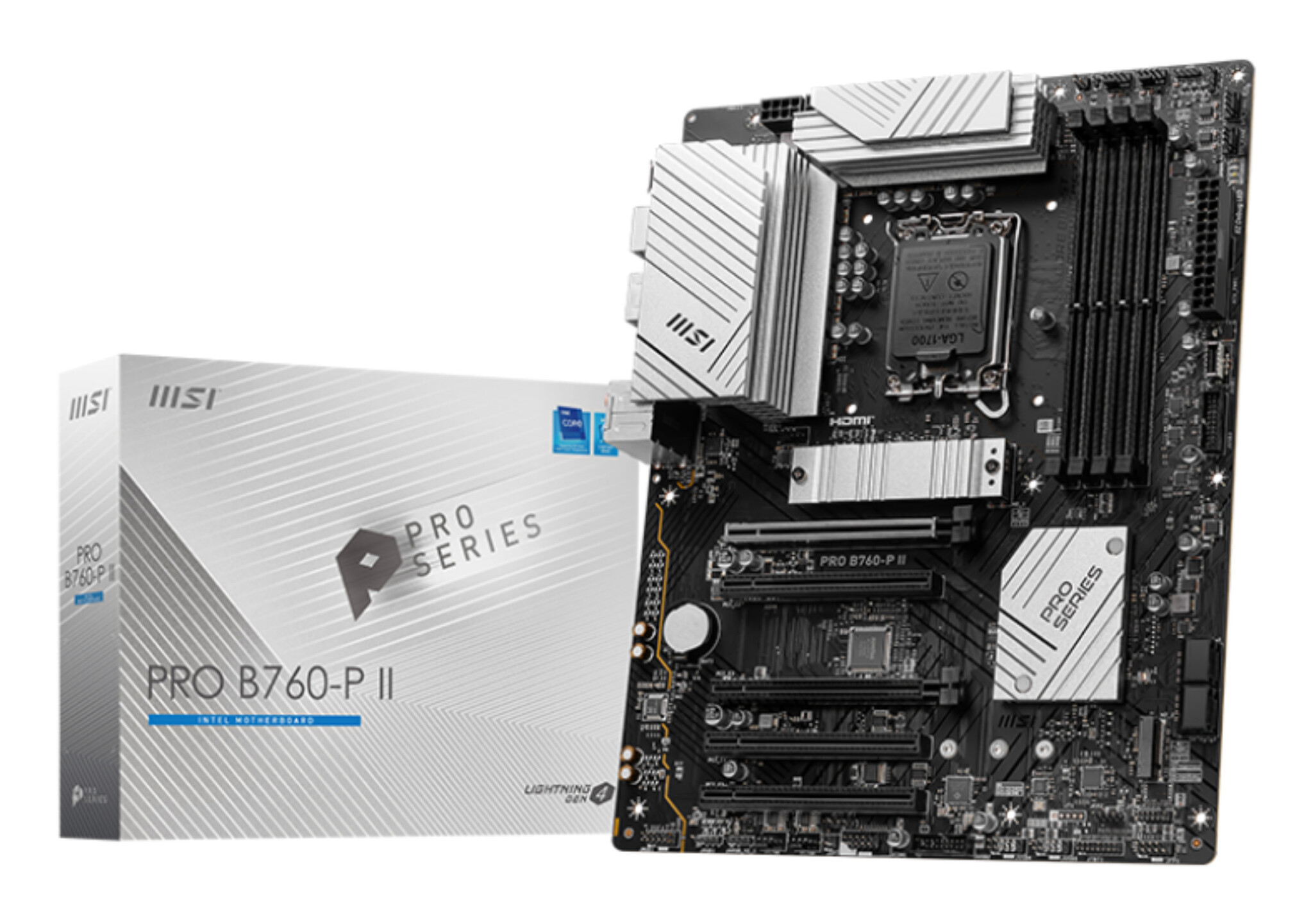 MSI MSI PRO B760-P II moederbord Intel B760 LGA 1700 ATX