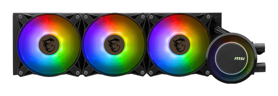 MSI MSI MAG CORELIQUID E360 koelsysteem voor computers Moederbord, Processor Kit voor vloeistofkoeling 12 cm Zwart