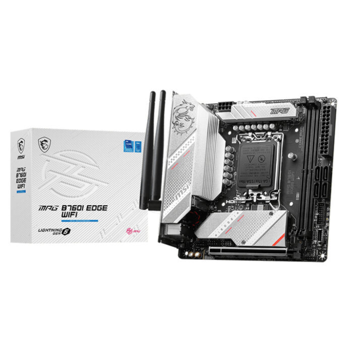 MSI MSI MPG B760I EDGE WIFI moederbord Intel B760 LGA 1700 mini ITX