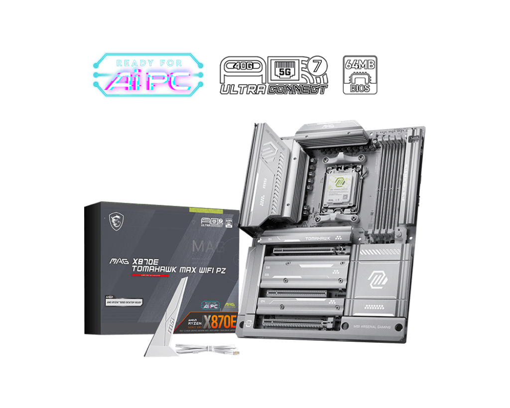 MSI MSI MAG X870E TOMAHAWK MAX WIFI PZ moederbord AMD X870E Socket AM5 ATX