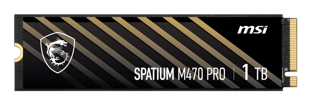 MSI MSI Spatium M470 PRO PCIe 4.0 NVMe M.2 1TB PCI Express 4.0 3D NAND