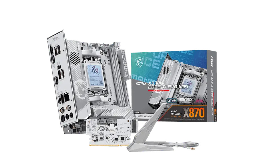 MSI MSI MPG X870I EDGE TI EVO WIFI moederbord AMD X870 Socket AM5 mini ITX