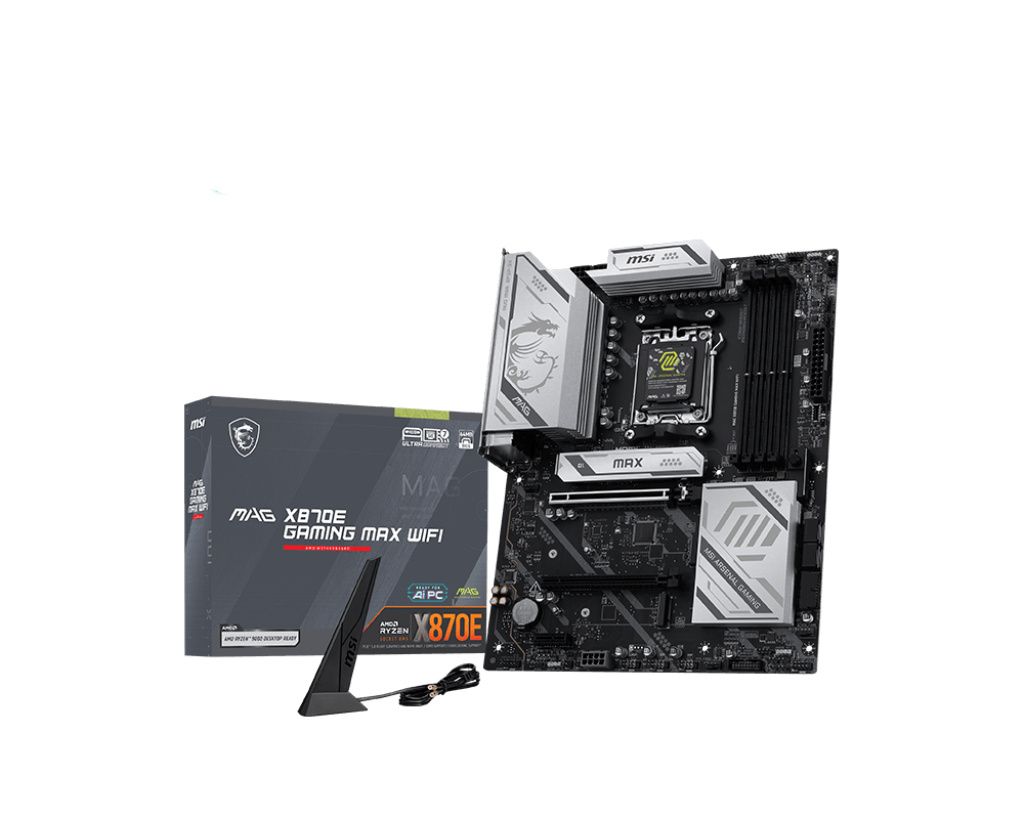 MSI MSI MAG X870E GAMING MAX WIFI moederbord AMD X870E Socket AM5 ATX