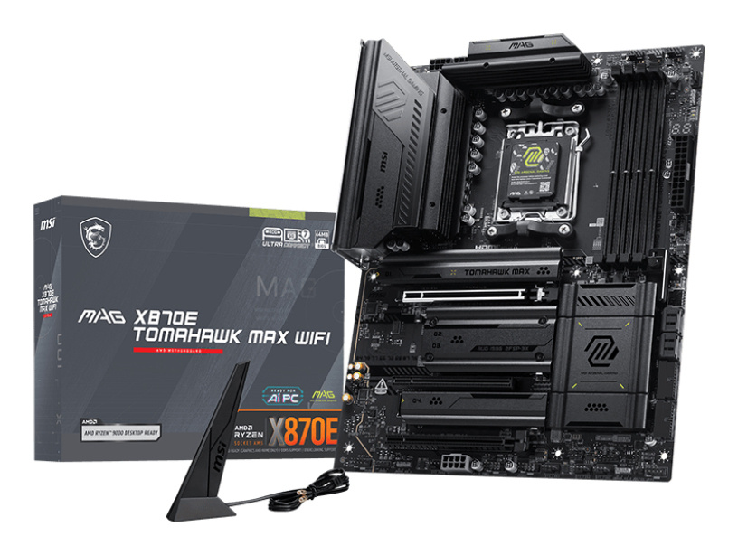 MSI MSI MAG X870E TOMAHAWK MAX WIFI moederbord AMD X870E Socket AM5 ATX