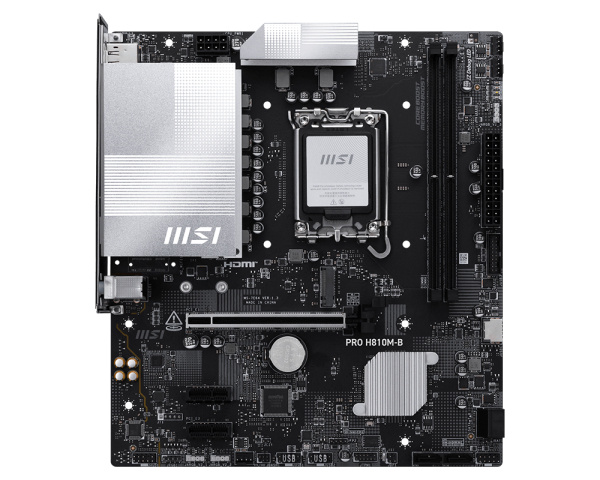 MSI MSI PRO H810M-B moederbord Intel H810 LGA 1851 (Socket V1) micro ATX