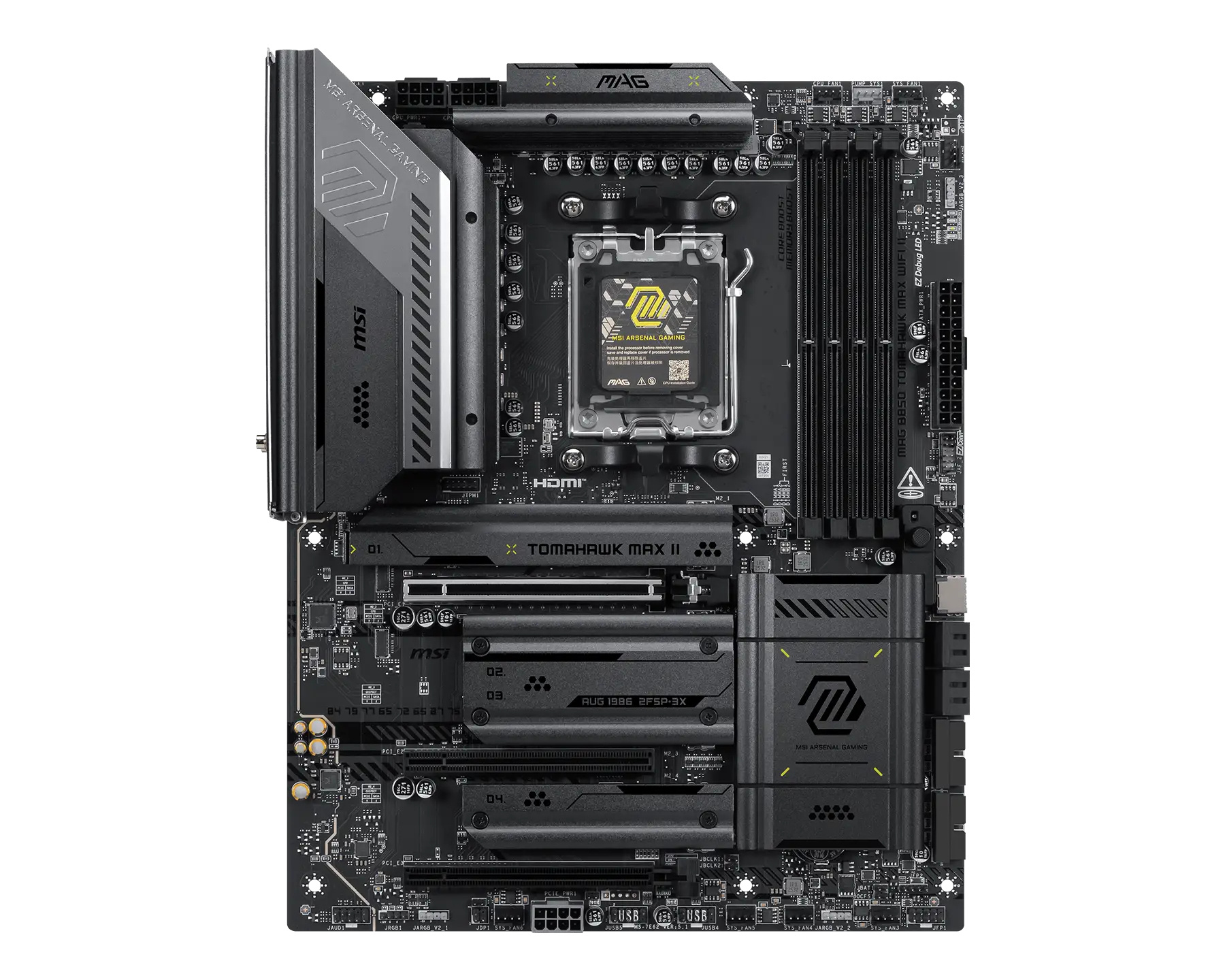MSI MSI MAG B850 TOMAHAWK MAX WIFI II moederbord AMD B850 Socket AM5 ATX