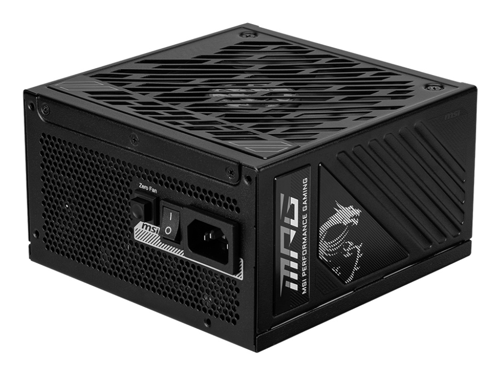 MSI MSI MPG A850GS PCIE5 power supply unit 850 W 24-pin ATX ATX Zwart