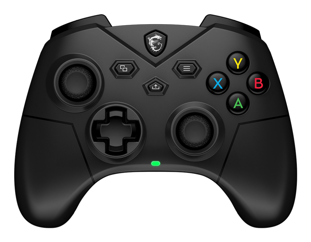 MSI MSI FORCE GC300 WIRELESS Zwart USB 2.0 Gamepad Analoog PC