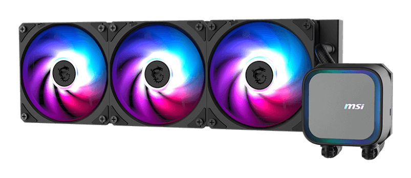 MSI MSI MAG Coreliquid A13 360 Moederbord, Processor Alles-in-één vloeistofkoeler 12 cm Zwart 1 stuk(s)