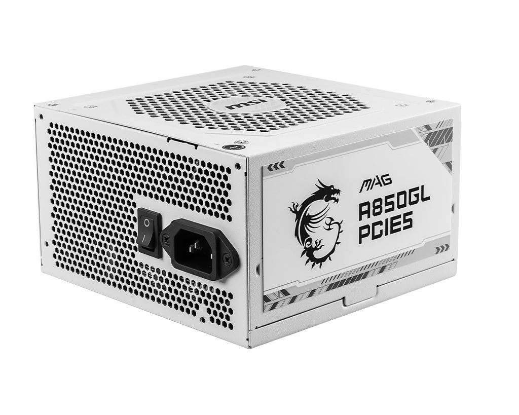 MSI MSI MAG A850GL PCIE5 WHITE power supply unit 850 W 20+4 pin ATX ATX Wit