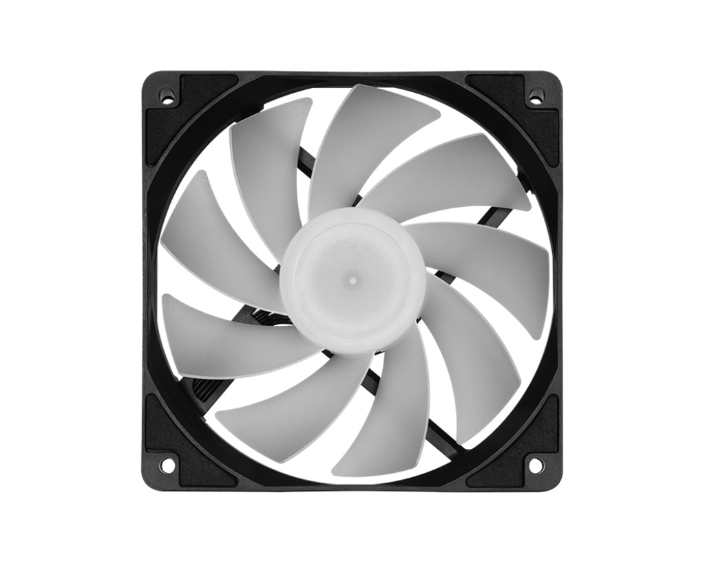 MSI MSI MAG F120 ARGB x1 Computer behuizing Ventilator 12 cm Zwart 1 stuk(s)