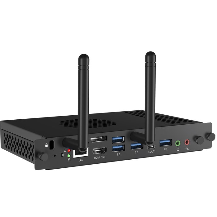 iiyama iiyama OPC51204BC-1 PC's/werkstation Intel® Core™ i5 i5-12450H 8 GB DDR4-SDRAM 256 GB SSD Windows 11 IoT Enterprise Mini PC Zwart