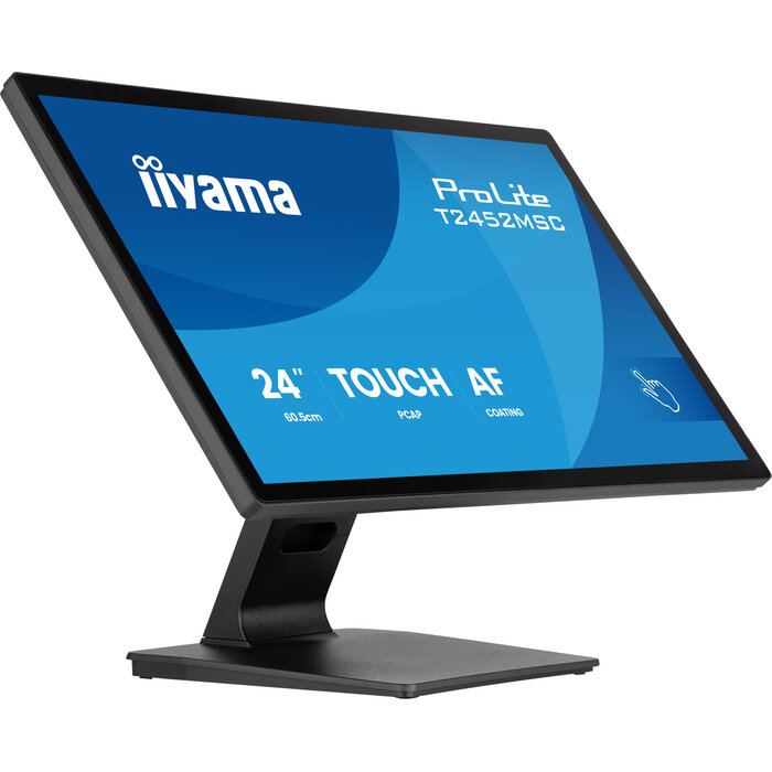 iiyama iiyama ProLite T2452MSC-B2 computer monitor 61 cm (24") 1920 x 1080 Pixels Full HD Touchscreen Zwart