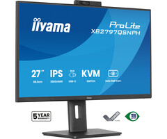 iiyama iiyama ProLite XB2797QSNPH-B1 27IN IPS LCD 4MS 2560X1440 350CD/M2 HDMI/DP/USB 2 computer monitor 68,6 cm (27") 2560 x 1440 Pixels Quad HD Zwart