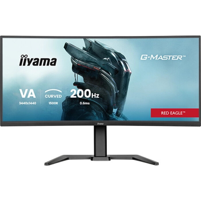 iiyama iiyama G-MASTER GCB3484WQSU-B2 34IN PRO-GAMING 0.4MS VA LCD 3440X144 computer monitor 86,4 cm (34") 3440 x 1440 Pixels UltraWide Quad HD Zwart