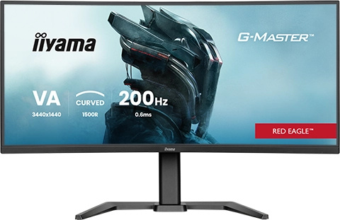 iiyama iiyama G-MASTER GCB3484WQSU-B2 34IN PRO-GAMING 0.4MS VA LCD 3440X144 computer monitor 86,4 cm (34") 3440 x 1440 Pixels UltraWide Quad HD Zwart