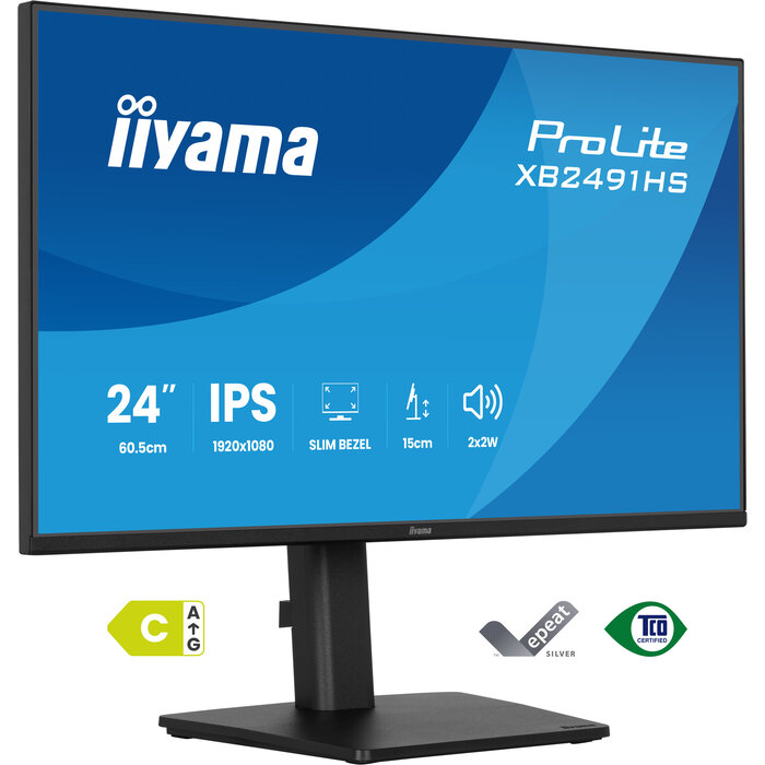iiyama iiyama ProLite XB2491HS-B1 computer monitor 60,5 cm (23.8") 1920 x 1080 Pixels Full HD LCD Zwart
