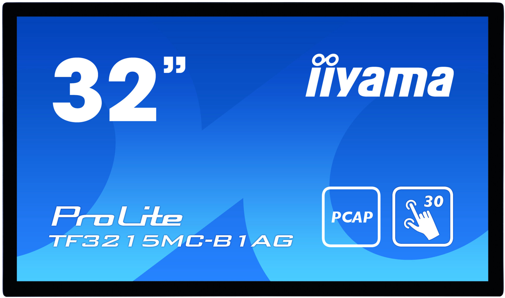 iiyama iiyama ProLite TF3215MC-B1AG computer monitor 81,3 cm (32") 1920 x 1080 Pixels Full HD LED Touchscreen Kiosk Zwart