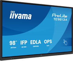 iiyama iiyama TE9813A-B2AG beeldkrant Kiosk-ontwerp 2,48 m (97.5") Wifi 500 cd/m² 4K Ultra HD Zwart Touchscreen Type processor Android 24/7