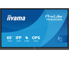 iiyama iiyama TN6505A-B1AG beeldkrant Interactief flatscreen 163,8 cm (64.5") 500 cd/m² 4K Ultra HD Zwart Touchscreen