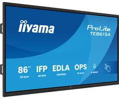 iiyama iiyama TE8615A-B2AG beeldkrant Kiosk-ontwerp 2,17 m (85.6") Wifi 550 cd/m² 4K Ultra HD Zwart Touchscreen Type processor Android 24/7