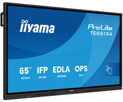 iiyama iiyama TE6513A-B2AG beeldkrant Interactief flatscreen 163,8 cm (64.5") Wifi 500 cd/m² 4K Ultra HD Zwart Touchscreen Type processor Android 24/7
