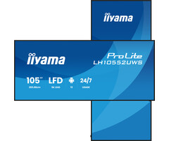 iiyama iiyama LH10552UWS-B1AG beeldkrant Kiosk-ontwerp 2,66 m (104.6") Wifi 500 cd/m² UltraWide 5K HD Type processor Android 24/7
