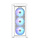 ASUS A23 PLUS TG ARGB WHITE Micro Tower Wit