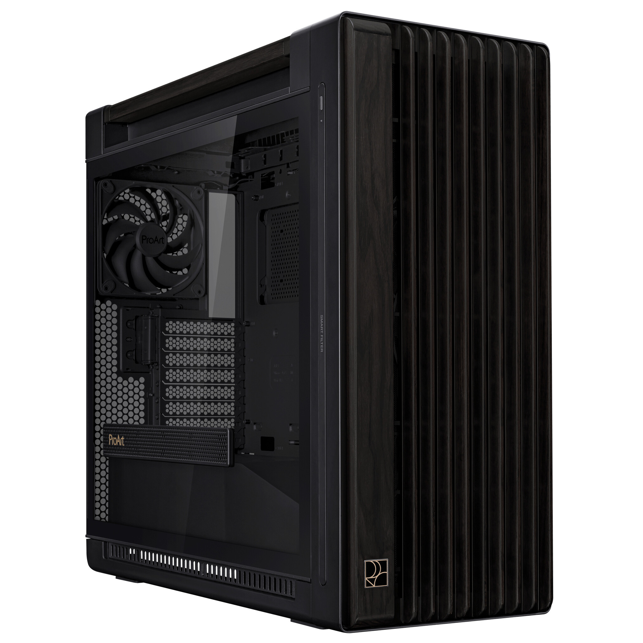 Asus ASUS ProArt PA602 Wood Edition Midi Tower Zwart