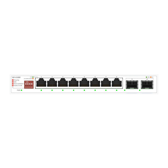 Asus ASUS QG-U1080 Unmanaged 2.5G Ethernet (100/1000/2500) Wit