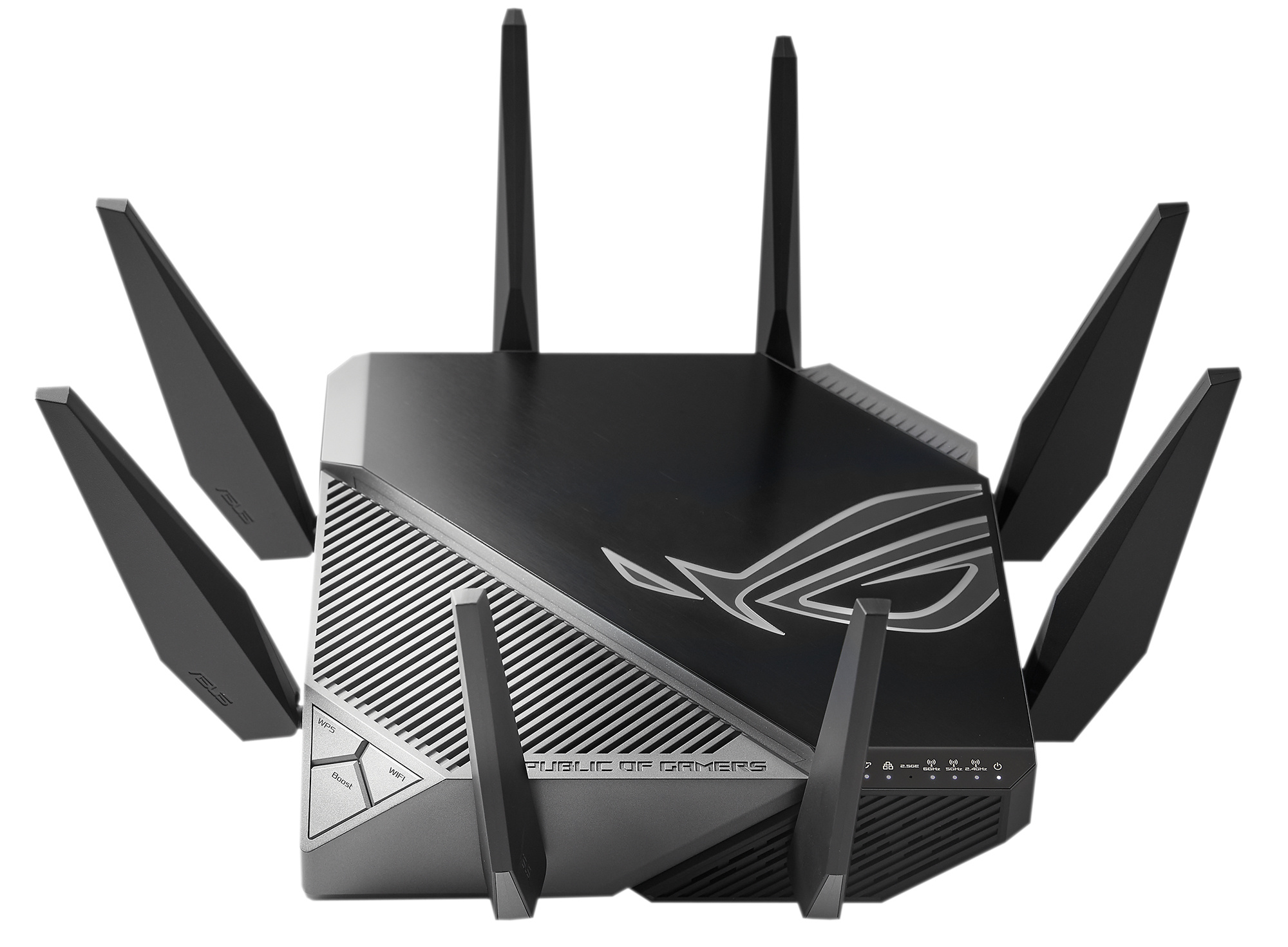 Asus ASUS GT-AXE11000 draadloze router Gigabit Ethernet Tri-band (2,4 GHz / 5 GHz / 6 GHz) Zwart