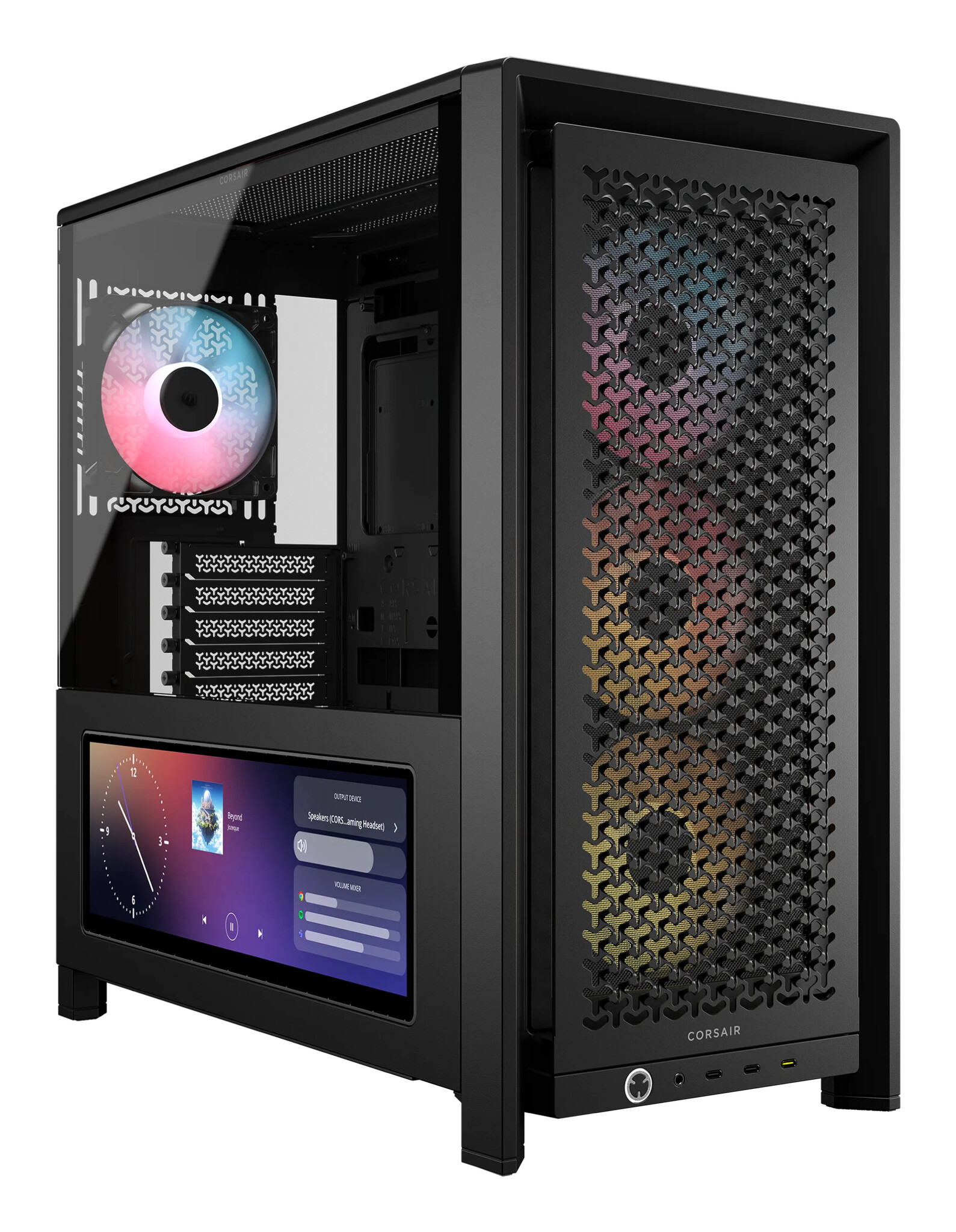 Corsair Corsair FRAME 4000D LCD RS ARGB Midi Tower Zwart