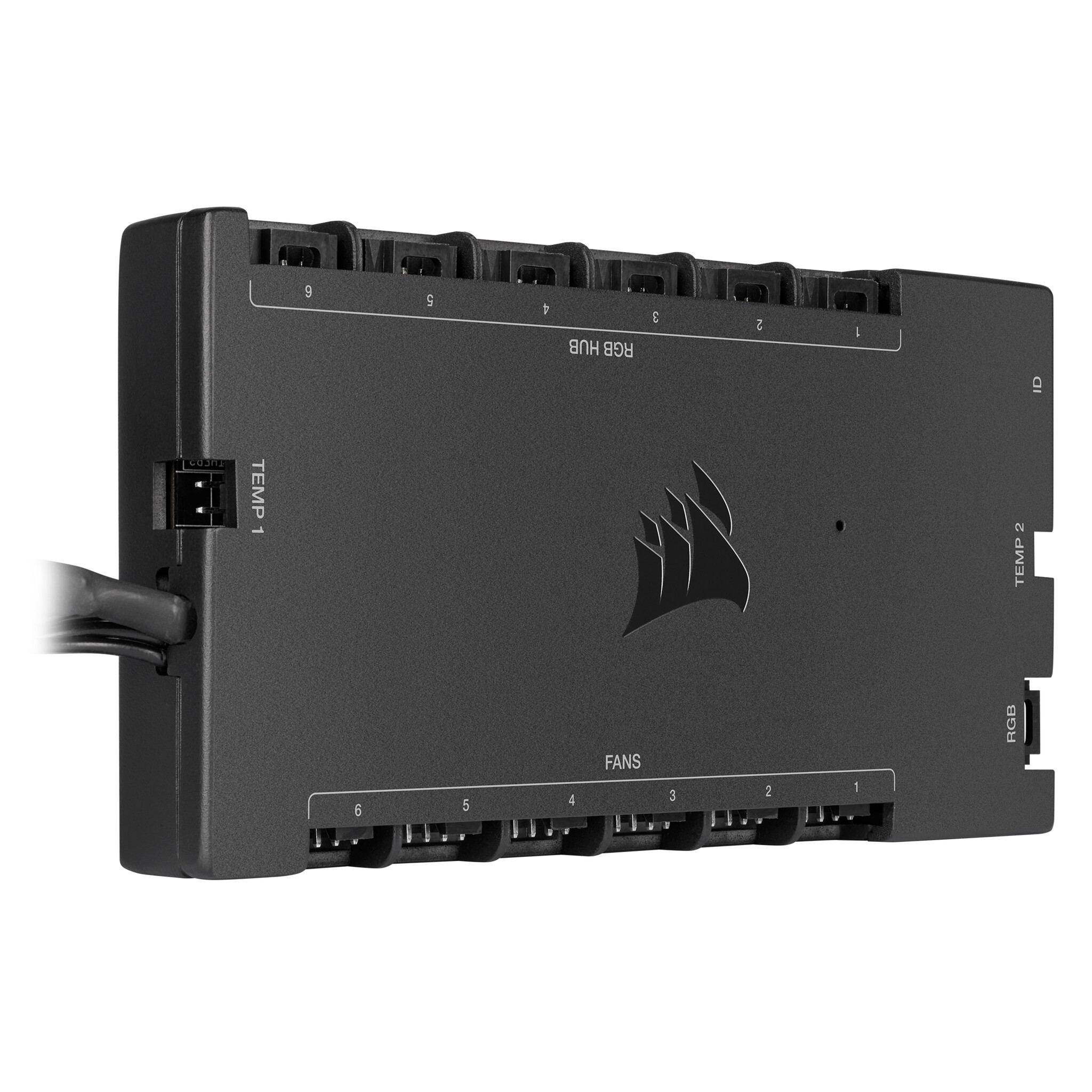 Corsair Corsair iCUE Commander Core XT snelheidsregelaar voor ventilator 6 kanalen Zwart