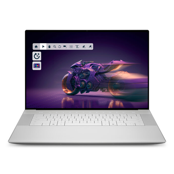 Dell DELL 16 Premium DA16250 Intel Core Ultra 9 285H Laptop 41,4 cm (16.3") Touchscreen 4K Ultra HD 32 GB LPDDR5x-SDRAM 1 TB SSD NVIDIA GeForce RTX 5060 Wi-Fi 7 (802.11be) Windows 11 Pro Engels Platina