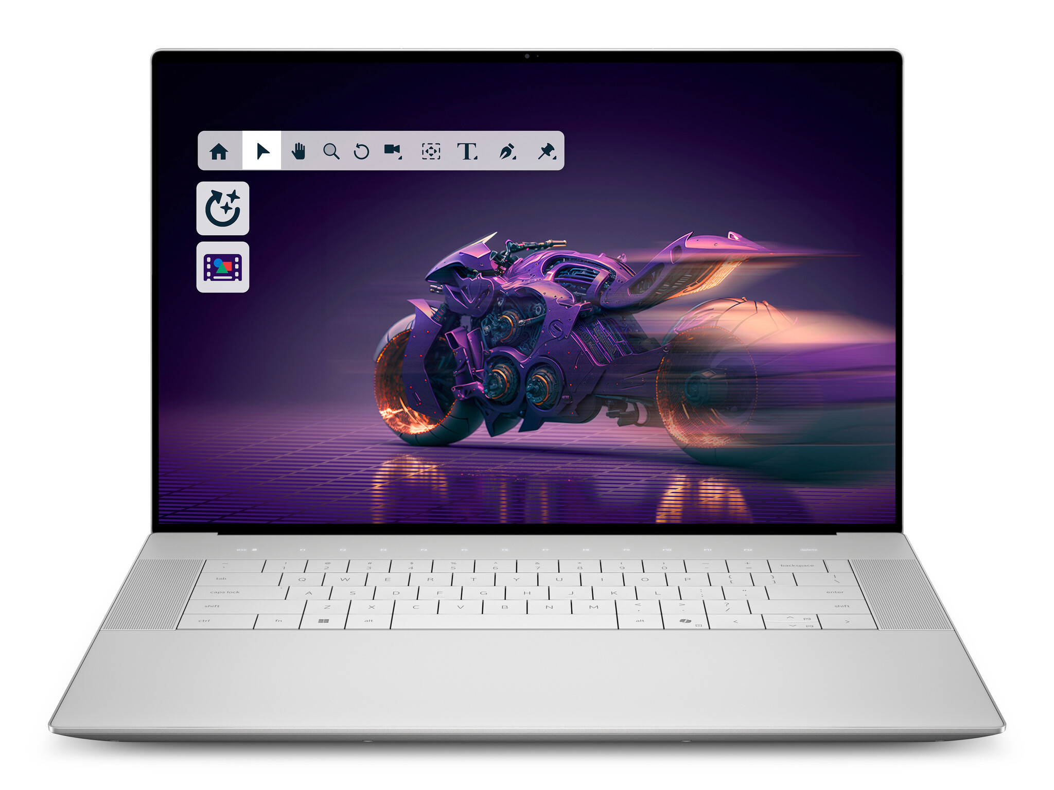 Dell DELL 16 Premium DA16250 Intel Core Ultra 9 285H Laptop 41,4 cm (16.3") Touchscreen 4K Ultra HD 32 GB LPDDR5x-SDRAM 1 TB SSD NVIDIA GeForce RTX 5060 Wi-Fi 7 (802.11be) Windows 11 Pro Engels Platina