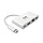 Tripp Lite U444-06N-HGU-C USB grafische adapter 1920 x 1080 Pixels Wit