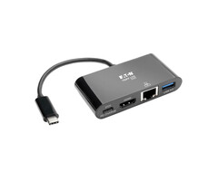 Eaton Tripp Lite U444-06N-H4GUBC laptop dock & poortreplicator USB 3.2 Gen 2 (3.1 Gen 2) Type-C Zwart