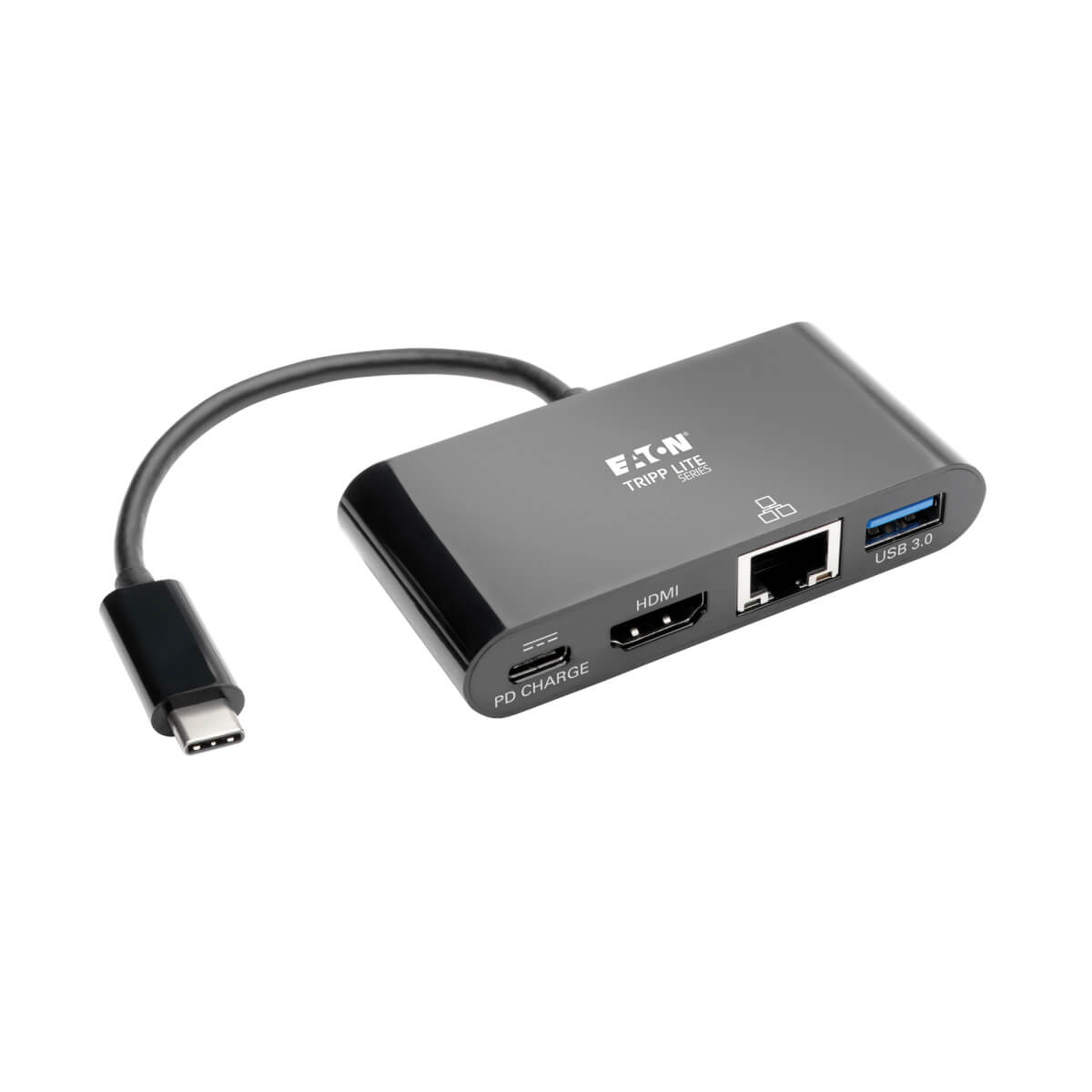 Eaton Tripp Lite U444-06N-H4GUBC laptop dock & poortreplicator USB 3.2 Gen 2 (3.1 Gen 2) Type-C Zwart