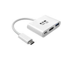 Eaton Tripp Lite U444-06N-HU-C laptop dock & poortreplicator USB 3.2 Gen 1 (3.1 Gen 1) Type-C Wit