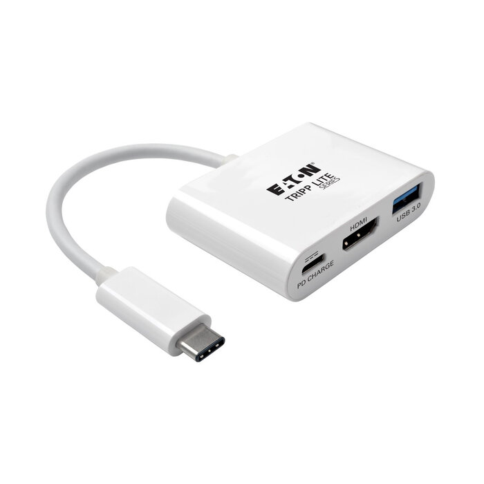Eaton Tripp Lite U444-06N-HU-C laptop dock & poortreplicator USB 3.2 Gen 1 (3.1 Gen 1) Type-C Wit
