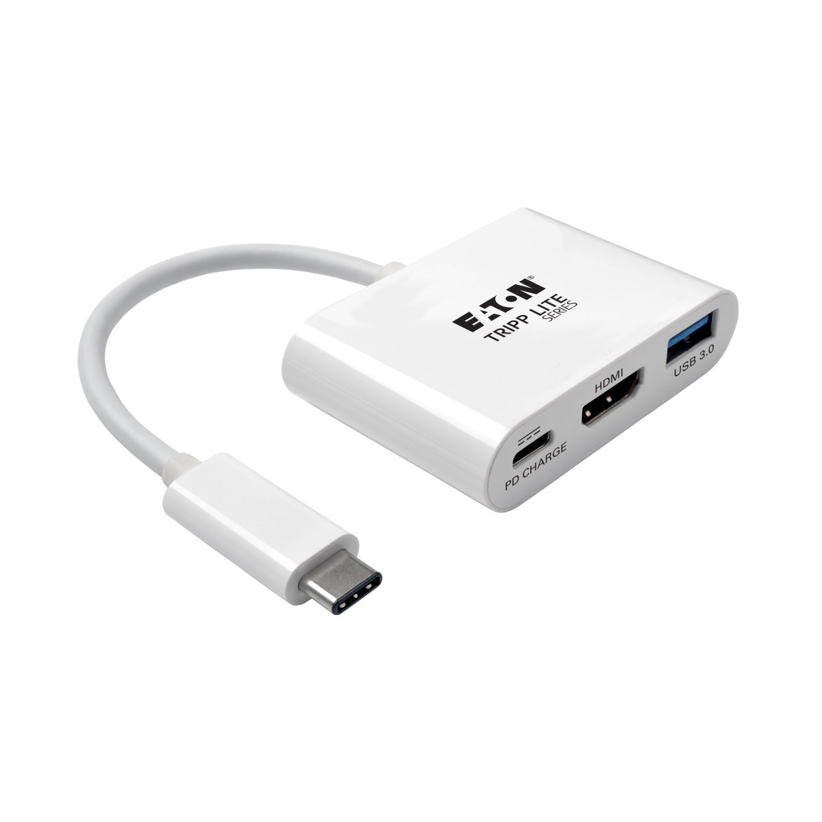 Eaton Tripp Lite U444-06N-HU-C laptop dock & poortreplicator USB 3.2 Gen 1 (3.1 Gen 1) Type-C Wit