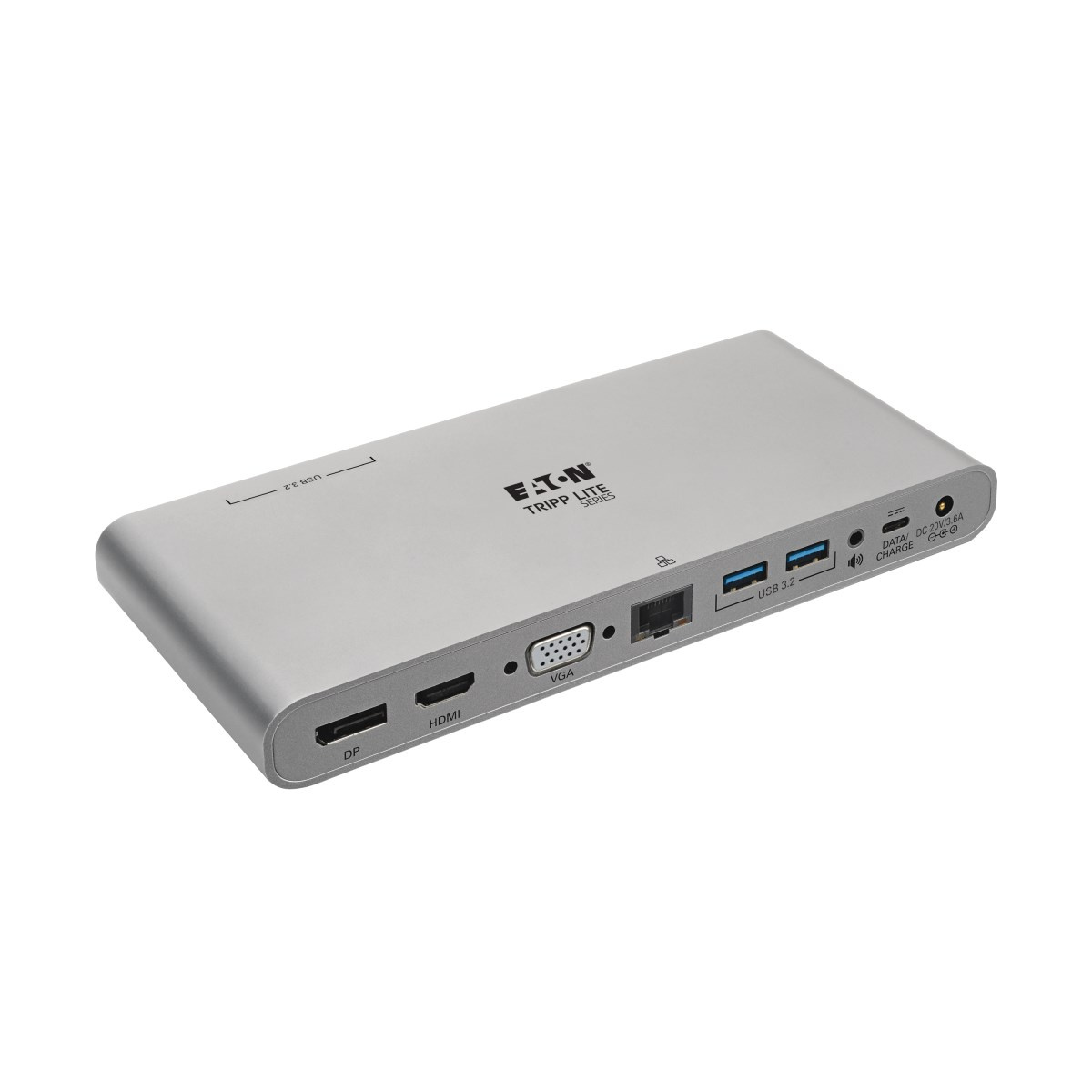 Eaton Tripp Lite U442-DOCK4-INT laptop dock & poortreplicator Bedraad USB 3.2 Gen 2 (3.1 Gen 2) Type-C Grijs