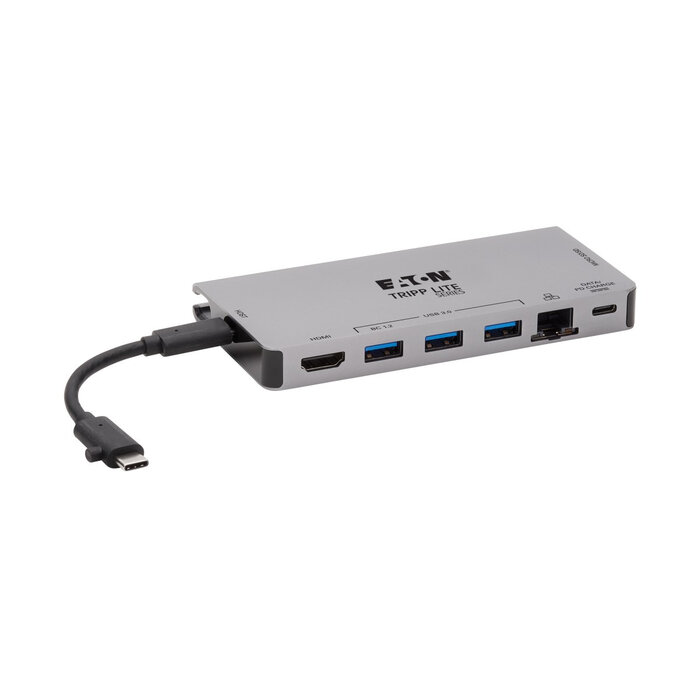 Eaton Tripp Lite U442-DOCK5D-GY laptop dock & poortreplicator Bedraad USB 3.2 Gen 1 (3.1 Gen 1) Type-C Grijs