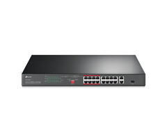 TP-Link TP-Link TL-SL1218P netwerk-switch Unmanaged Gigabit Ethernet (10/100/1000) Power over Ethernet (PoE) 1U Zwart